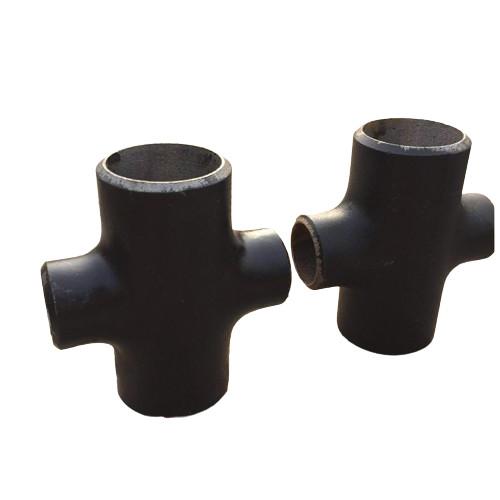 Buy cheap Equal Cross ASTM A860 WPHY52/56/60/65/70 Carbon Steel Pipe Fittings Reducing Cross from wholesalers