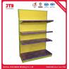 Buy cheap 1.8m 0.9m Retail Store Display Rack 100kgs Black And Yellow Storage Shelves from wholesalers