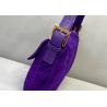 Buy cheap Classic Single Strap Shoulder Bag Pure Color Underarm Bag Baguette Bag from wholesalers