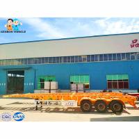 Buy cheap 40ft Light Dead Weight Skeleton Reefer Container Semi Trailer product