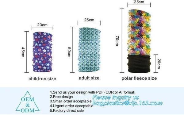 Wholesale Multifunctional Promotional Products Custom Logo Neck Warmer Bandana