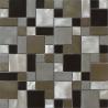 Buy cheap 300x300mm mosaic tile mania,aluminum mosaic wall tile,black color from wholesalers