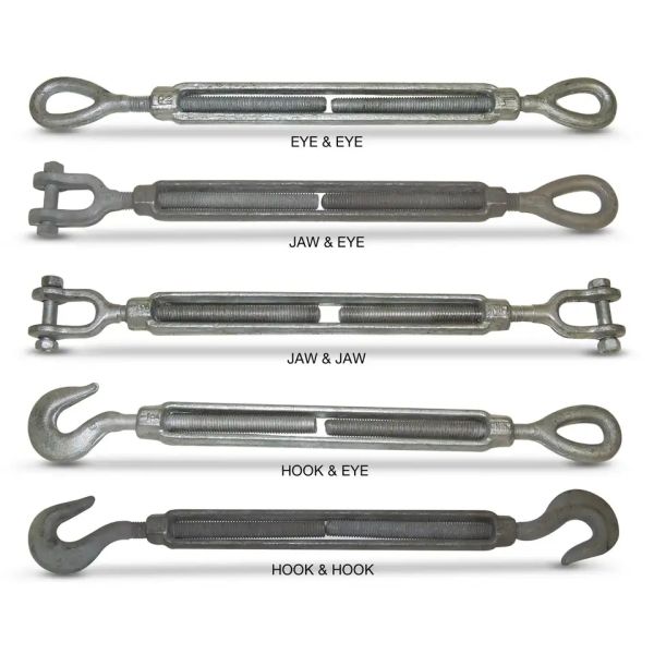 Corrosion Resistant DIN1480 Grade Stainless Steel Turnbuckle For Different Sizes