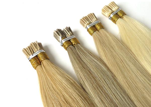 Buy cheap Natural Luster Pre Bonded Remy Hair Extensions 1g Without Any Chemical Treated from wholesalers