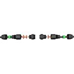 Soldering IP68 M21 12 Pin Nylon PA66 Waterproof Circular Connector