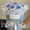 Buy cheap Festival Flower Bouquets Knitted Woolen Flowers Eternal Flowers Knitted Roses Creative Birthday Gifts Flower Bouquets for Girlfriend and Best Friends from wholesalers