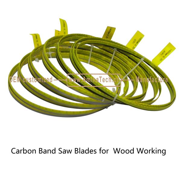 Buy cheap Carbon SK5 Band Saw Blade for Wood Size:1400mm x6x6T from wholesalers