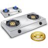 Buy cheap Manufacturer's supply of stainless steel gas stoves, desktop dual stoves, household electronic ignition natural gas stov from wholesalers