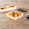 Buy cheap 14 Ounce Compostable Food Containers, Square Wooden Bento Boxes Flare, Grease Resistant, Natural Poplar To Go Boxe from wholesalers