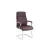 Buy cheap Brown Electroplated 60cm 32.5KG Modern Leather Desk Chair from wholesalers