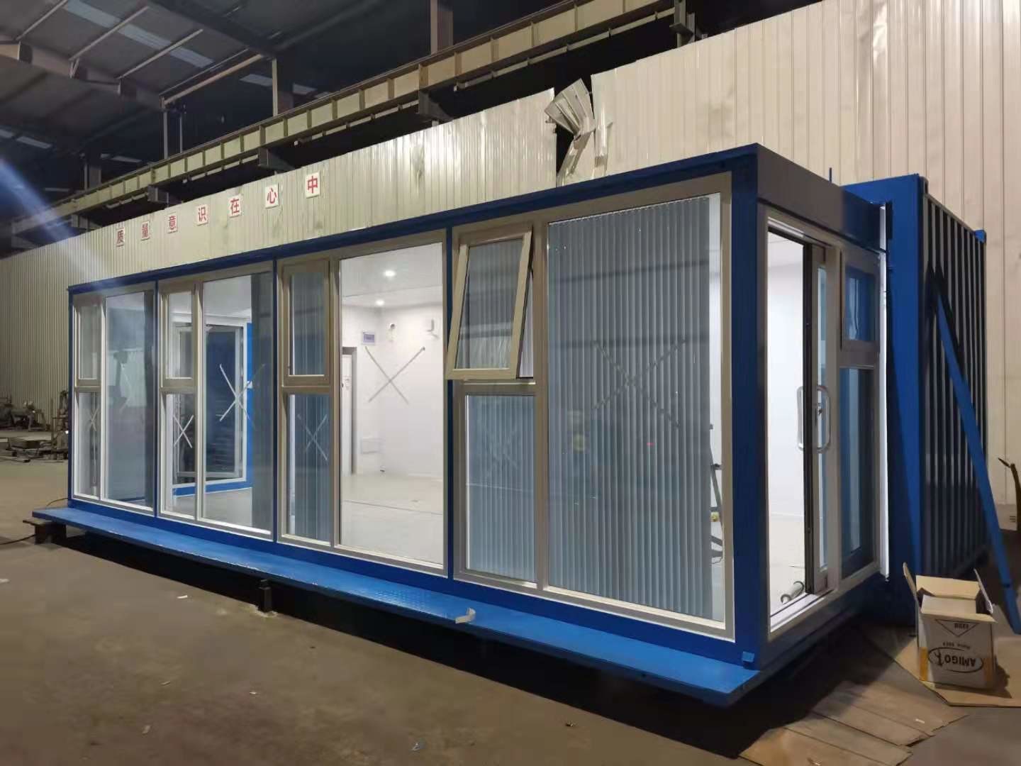 Blue 20hc Prefabricated Expansion Container House