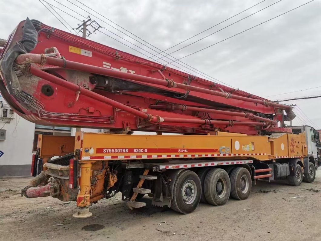 Used Construction Machinery Boom Pump 62 Meter Concrete Pump