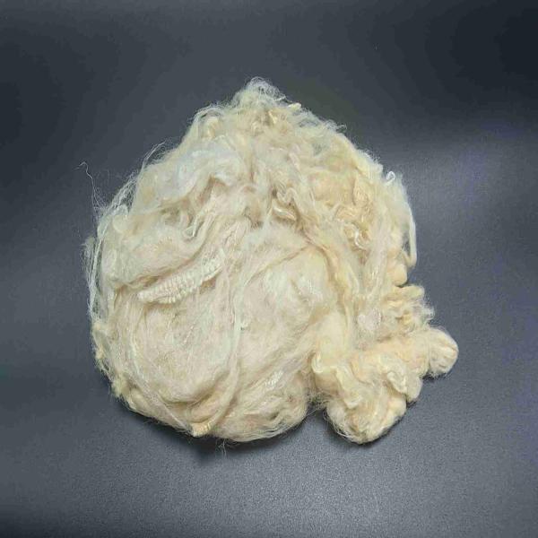 Buy cheap Biodegradable Environment-Friendly Natural Color Soybean Protein Fiber For Filling from wholesalers