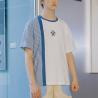 Buy cheap Custom Summer Casual Stripped Cool Shirts For Boys Round Neck XS-XXXXXL from wholesalers