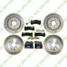 Buy cheap For Maserati Ghibli SQ4 Quattroporte AWD Front & Rear Brake Pads & Rotors Set 2017 + OEM 670030935 670035019 673010331 673012377 from wholesalers