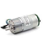 2000 RPM Metal Speed Reduction Gear Motor High Torque 24V DC With Encoder