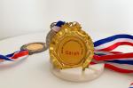 Ribbon 3D Design Service Zinc Alloy Engraved Sports Medals
