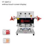 1600W 800pcs/H Automatic Table Top Tray Sealing Machine Touch Screen Display