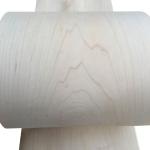 Customized Rotary Cut Maple Veneer , 1.7mm Natural Maple Wood Veneer Sheets