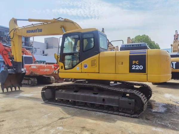 Buy cheap PC220 - 7 Hydraulic Crawler Used Komatsu Excavator 11.7 Rpm from wholesalers