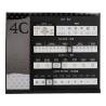 Buy cheap Custom Logo Diamond Carat Size Chart , Rigid Rectangular Diamond Shapes Chart from wholesalers