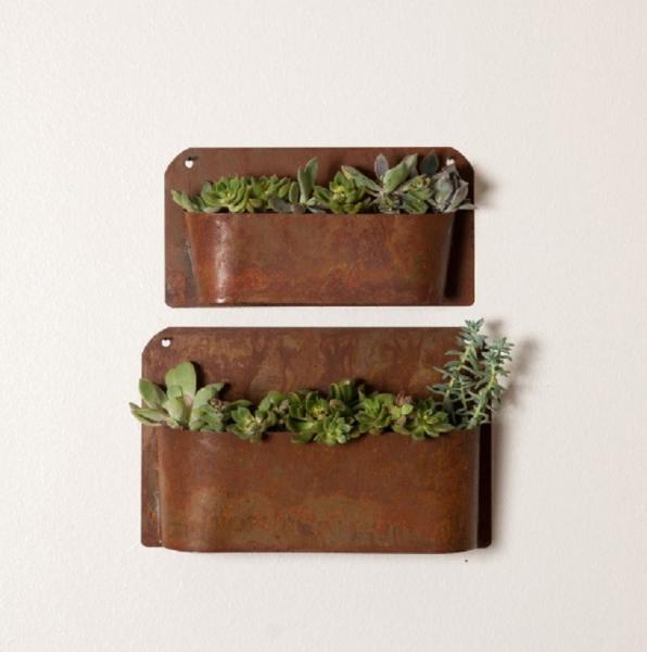 Buy cheap Laser Cut Metal Wall Art Corten Steel Wall Hanging Planter For Garden Ornaments from wholesalers