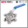 Buy cheap Xtv 3PC 3/4 Inch Stainless Steel Butt Weld Ball Valve Made in for Thread End to End from wholesalers