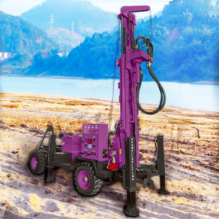 Hydraulic Water Well Drilling Equipment for Trailer Mounted 3m Drill Pipe Length