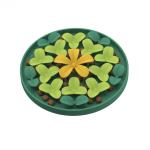Custom silicone pet products Cute flower Pattern silicon Pet Dog Food Feeding