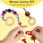 Wooden Rings for Crafts, Macrame Rings, Wood Teething Ring