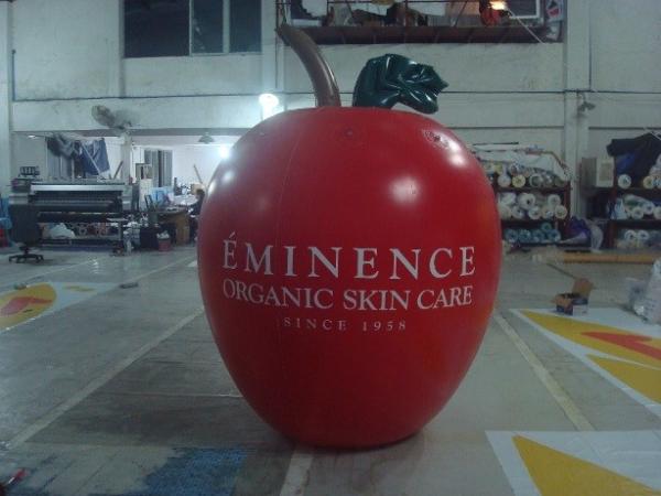 Buy cheap 6ft High Apple Fruit Shaped Balloons For Exhibition Display , Inflatable Hanging Balloon from wholesalers