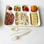 Buy cheap White Disposable Divided Plates Rectangle , Waterproof Rectangle Divided Paper from wholesalers