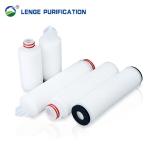 PES Pleated Membrane Filter Cartridge 10 Inch PES Filter 0.22 μM / 0.45 μM Cap