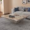 Buy cheap Sintered Stone Marble Top Coffee Table Rectangle Brazil Brown Simple Modern Furniture from wholesalers