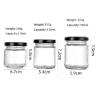 Buy cheap Clear Empty Square Honey Food Glass Jar Packaging With Metal Lid 50ml - 650ml from wholesalers