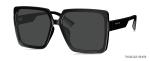 2022 HOT SELL OVERSIZED SQUARE WOMAN SUNGLASSES 76032 PLASTIC GREY LENS COLOR