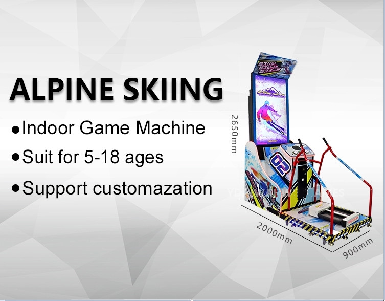 3d Super Skiing For Motion Sensing Machine