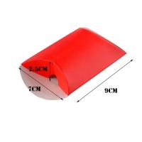 Buy cheap Foil Hot Stamping Red Packaging Kraft Paper Box 9cm*7cm*2.5cm product