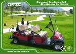 Excar Red Motorised Golf Buggies 4 And 2 Seats Intelligent Onbaord Charger