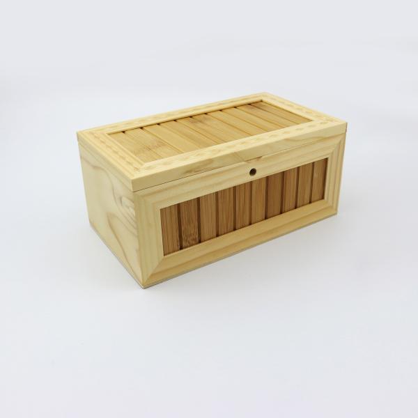Buy cheap Bamboo Stash Box - Storage For Herbs and Accessories | 100% Bamboo w/Natural Finish box from wholesalers