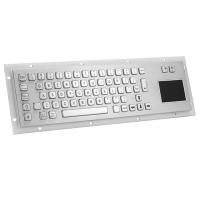 Buy cheap PS2 5VDC SS304 Industrial Metal Keyboard Rack Mount With Touchpad product