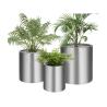 Buy cheap Decorative Polished Round Stainless Steel Flower Pots Dia 300-600mm from wholesalers