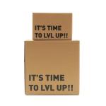 Empty Moving Corrugated Paper Shipping Carton Boxes Coated Paper Folders