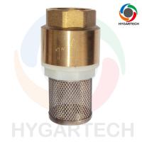 Buy cheap Brass Pump Suction Check Valve With Stainless Steel Strainer product