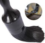Black Nylon Pp Filament Car Detailing Brush 5 Pack For Cleaning Interior