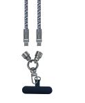 Versatile Multicolored Braided Lanyard: Ideal For Phone