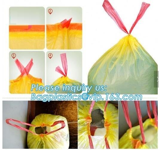 indoor/outdoor waste bags Rubbish Black Bag Trash Can Liners for Kitchen Home