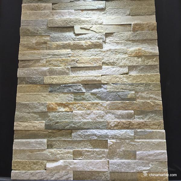 Buy cheap Beige Cream Color Cultured Mini Stone Panels Veneer No Radiation Hazards from wholesalers