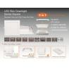 Buy cheap 35mm Slim LED Panel Lights 18W Surface Mounted CCT Adjustable Dimmable from wholesalers