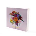 Ultraportable Cardboard Eco Friendly Gift Box Packaging With Double Door